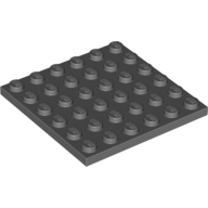Lego destička 6x6, tmavě modro šedá (4211134)